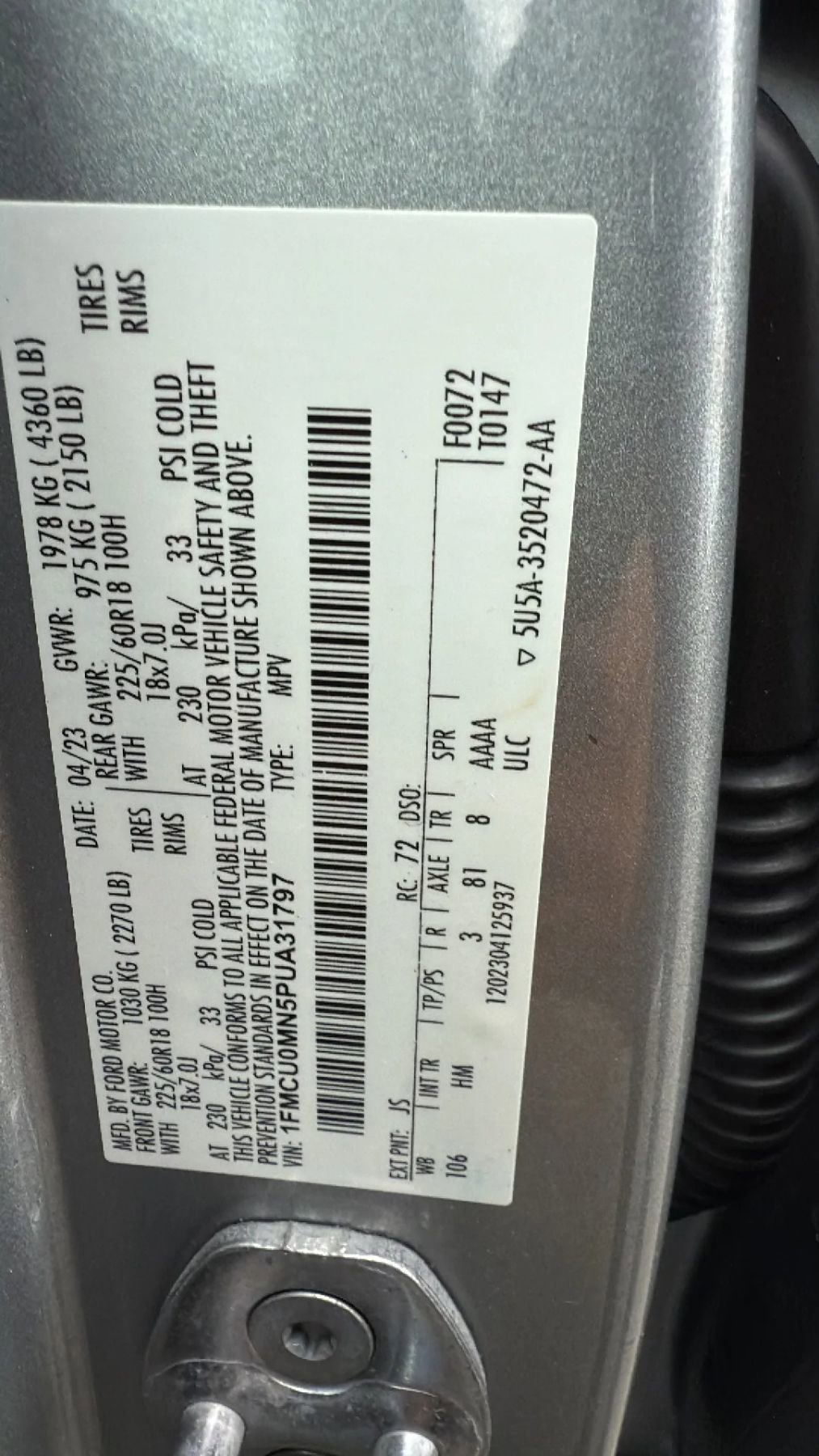 Used 2023 Ford Escape ST-Line image 32