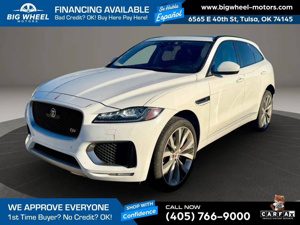 Used 2020 Jaguar F-PACE S AWD/4WD image 1