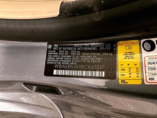 Used 2008 BMW 650i Convertible RWD image 32
