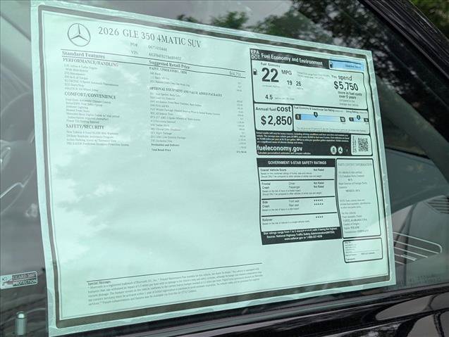 New 2026 Mercedes-Benz GLE 350 4MATIC image 18