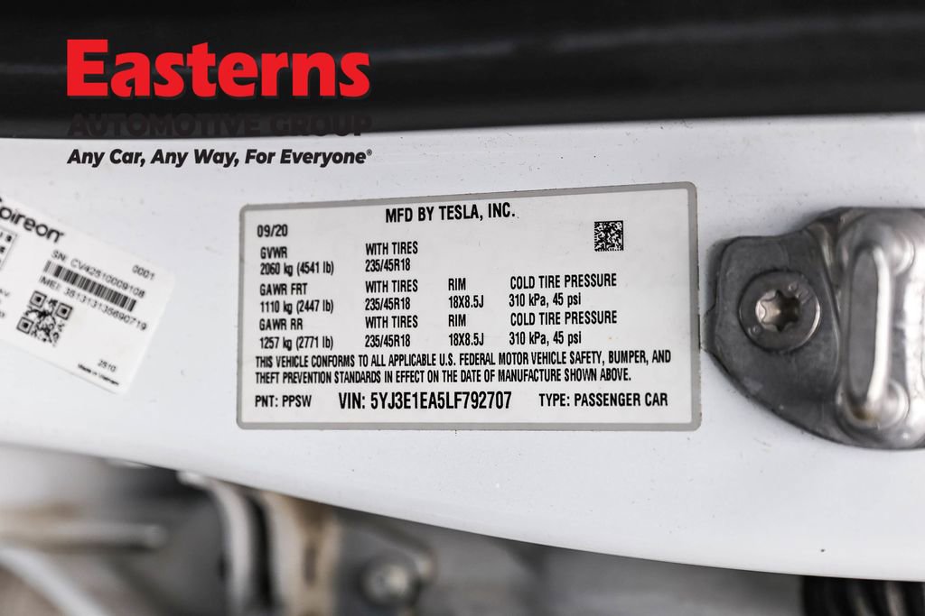 Used 2020 Tesla Model 3 Standard Range RWD image 29