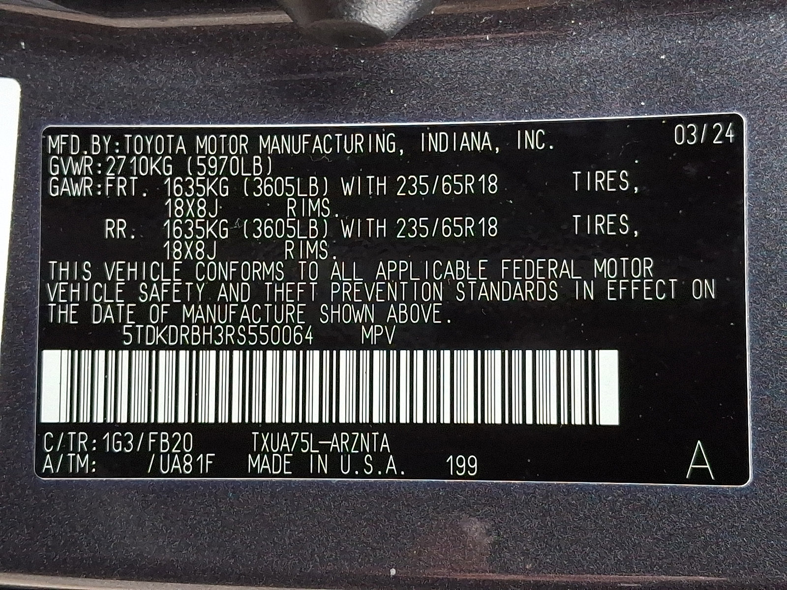 Used 2024 Toyota Highlander LE image 26