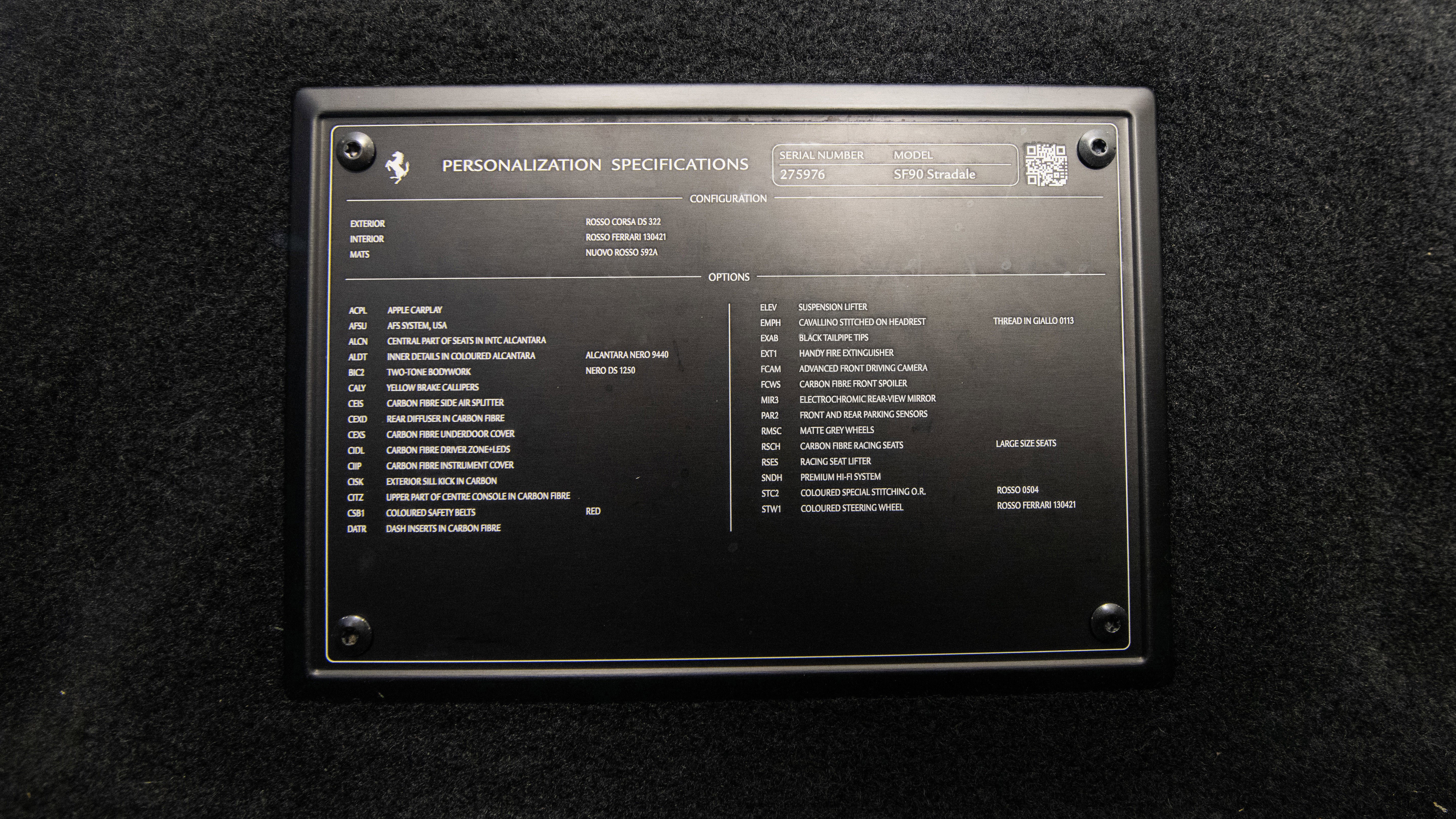 Certified 2022 Ferrari SF90 Stradale image 54