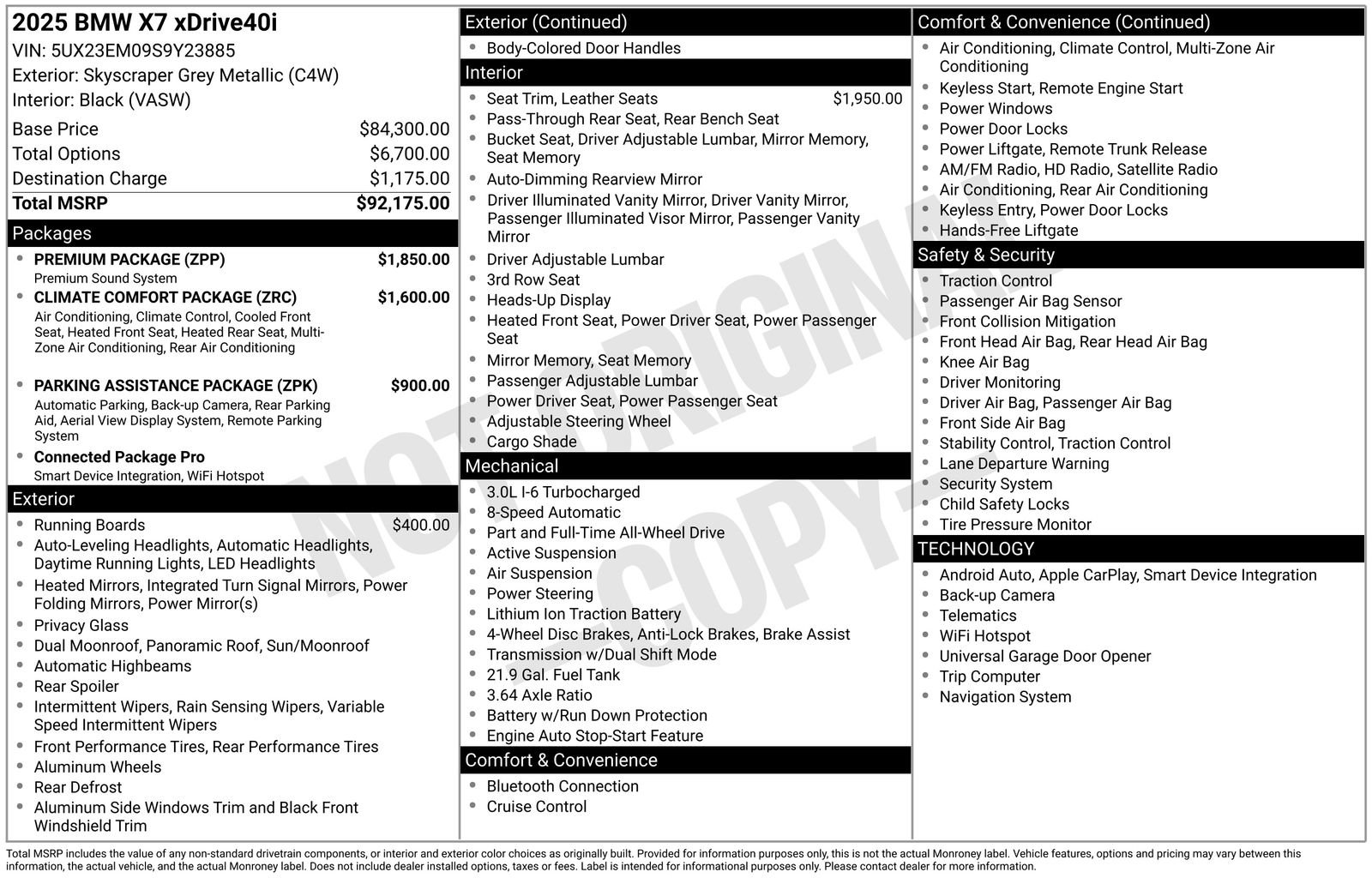 Used 2025 BMW X7 xDrive40i image 38