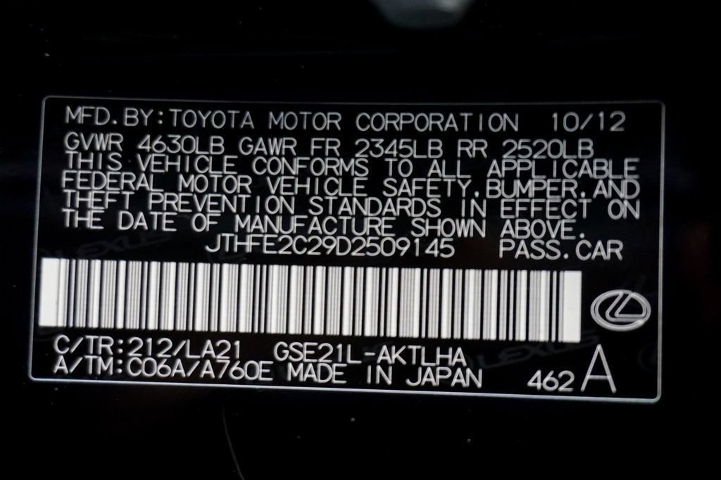 Used 2013 Lexus IS 350C w/ Luxury Pkg RWD image 27