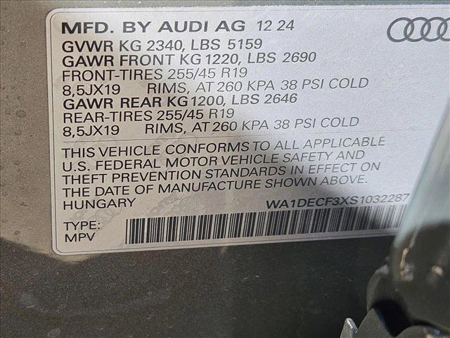 New 2025 Audi Q3 2.0T Premium w/ Convenience Package AWD/4WD image 16