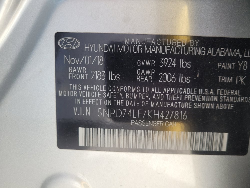 Used 2019 Hyundai Elantra SE FWD image 33