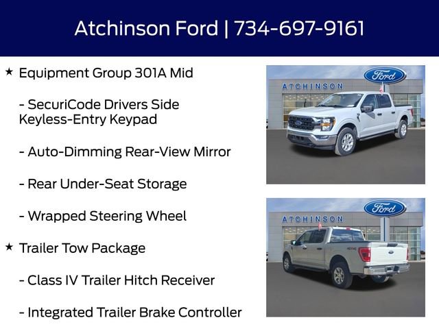 Certified 2023 Ford F150 XLT w/ Equipment Group 301A Mid image 16