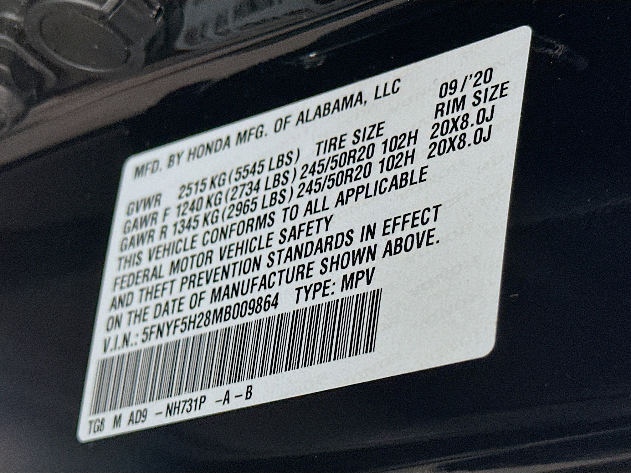 Used 2021 Honda Pilot Special Edition image 12