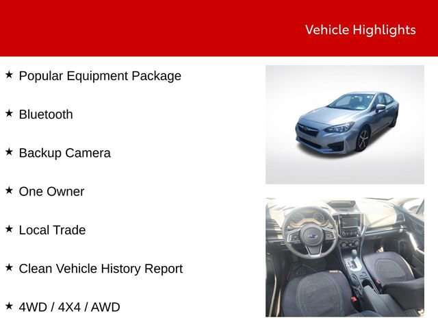 Used 2019 Subaru Impreza 2.0i Premium w/ Popular Package #1 AWD/4WD image 9