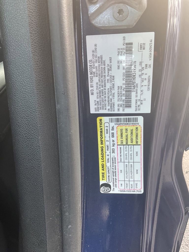 Used 2019 Ford Mustang Premium w/ Equipment Group 201A image 27