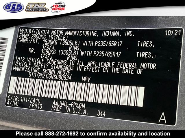 Used 2022 Toyota Sienna XLE image 21