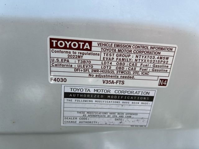 Used 2022 Toyota Tundra SR5 w/ SR5 Convenience Package image 10