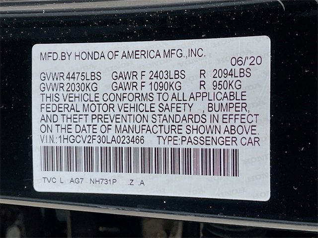 Used 2020 Honda Accord Sport image 29