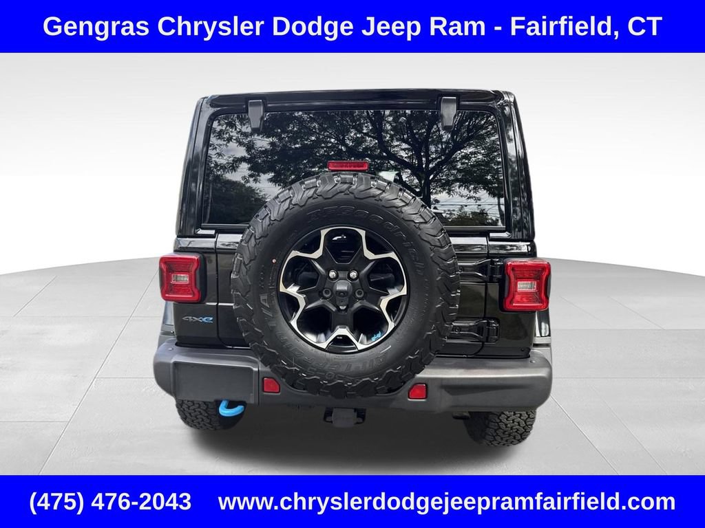Used 2022 Jeep Wrangler Unlimited Rubicon 4xe w/ Steel Bumper Group AWD/4WD image 4