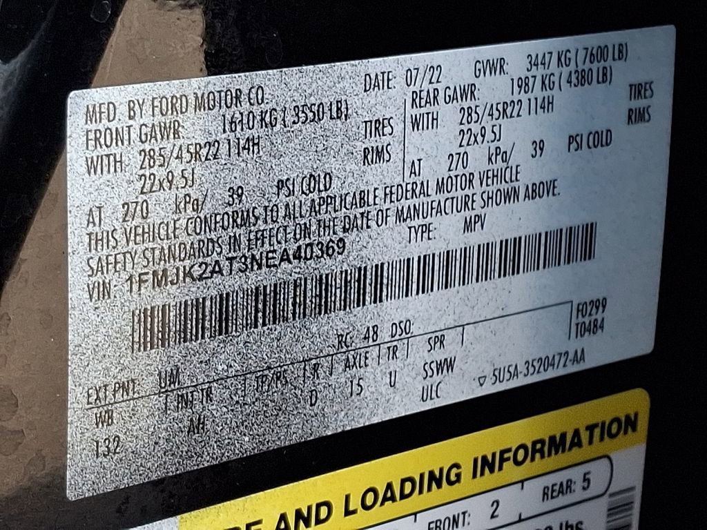 Used 2022 Ford Expedition Max Limited AWD/4WD image 27