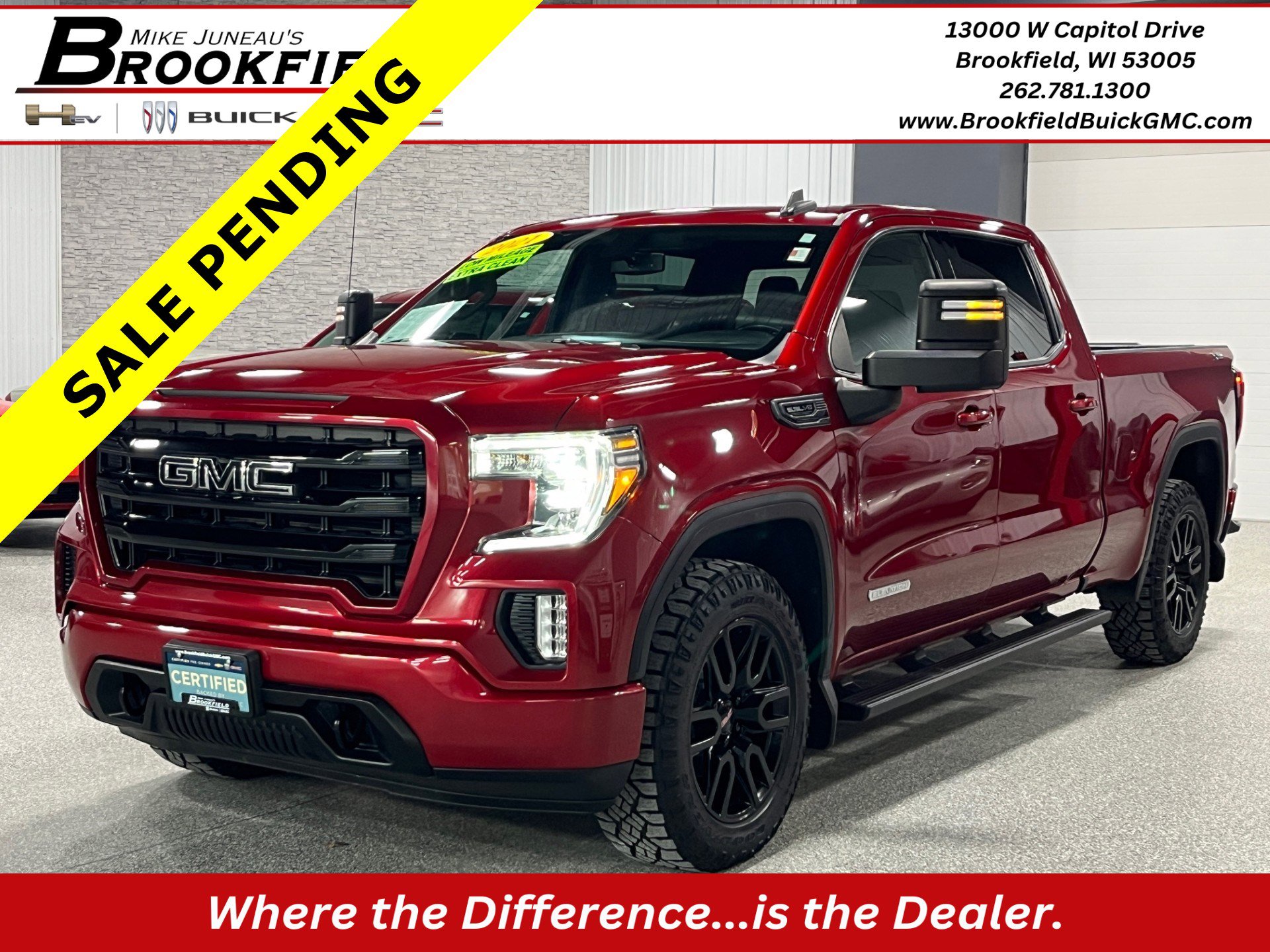 Certified 2021 GMC Sierra 1500 Elevation