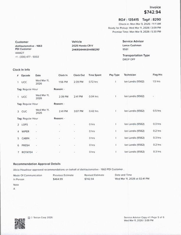 Used 2025 Honda CR-V EX image 36