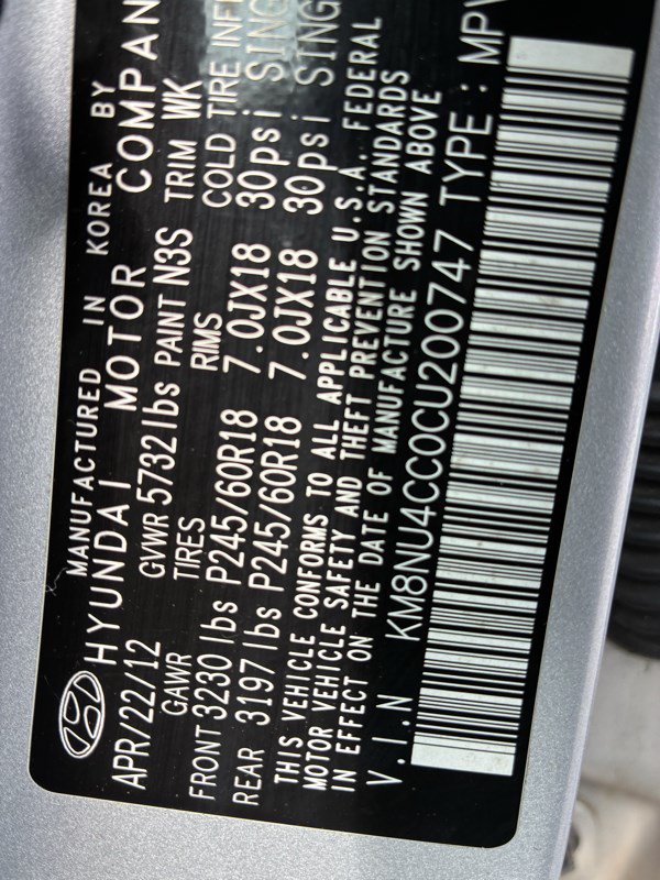 Used 2012 Hyundai Veracruz Limited FWD image 23