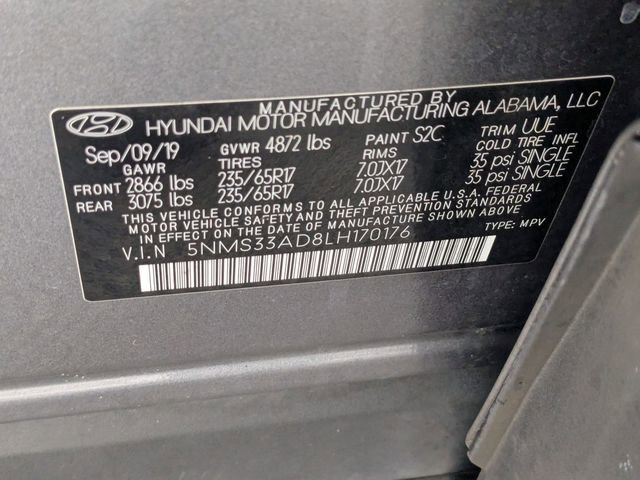 Used 2020 Hyundai Santa Fe SEL image 35