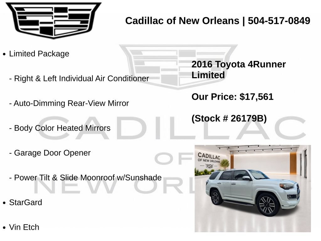 Used 2016 Toyota 4Runner Limited RWD image 7