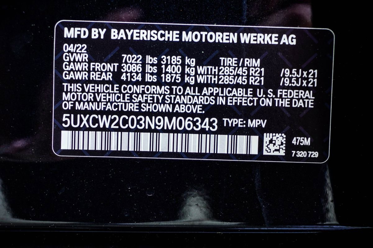 Used 2022 BMW X7 xDrive40i w/ M Sport Package image 39