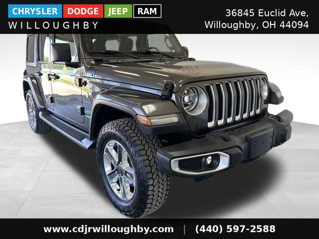 Used 2020 Jeep Wrangler Unlimited Sahara w/ Dual Top Group AWD/4WD 360° Tour