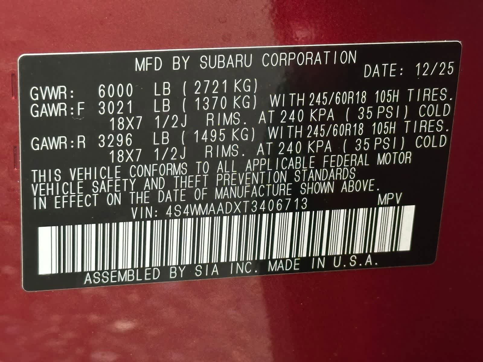 New 2026 Subaru Ascent Premium AWD/4WD image 28