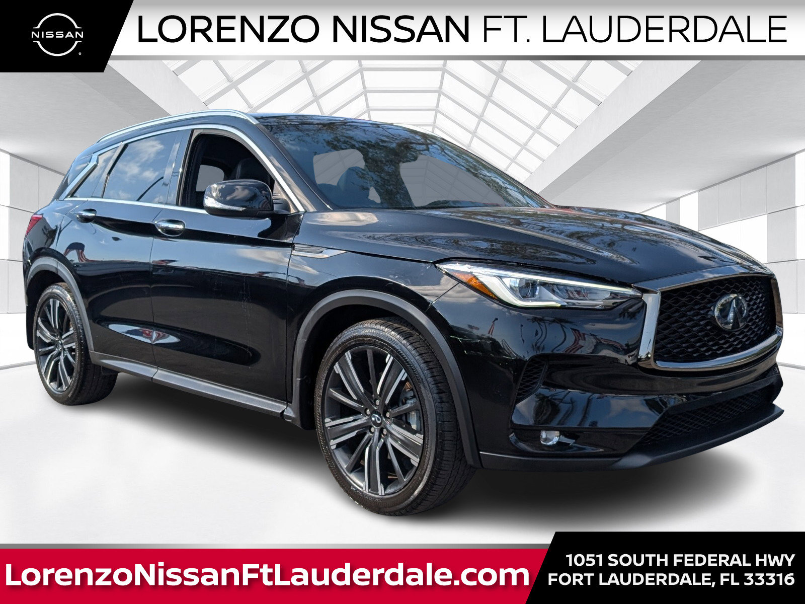 Used 2021 INFINITI QX50 Luxe w/ Appearance Package FWD image 1