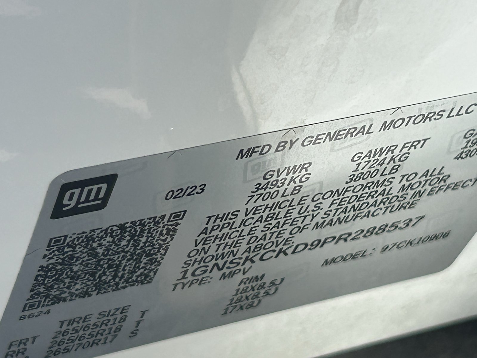 Certified 2023 Chevrolet Suburban LT AWD/4WD image 21