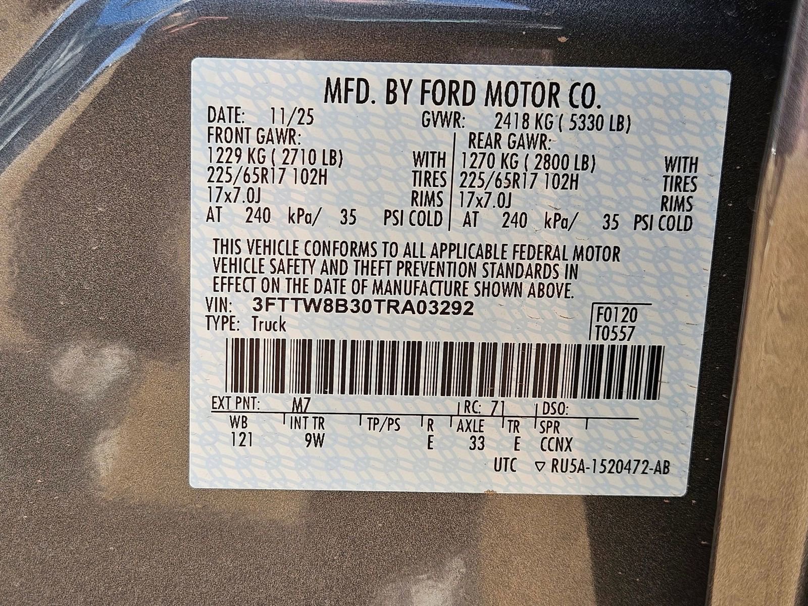 New 2026 Ford Maverick XL w/ Equipment Group 101A AWD/4WD image 31