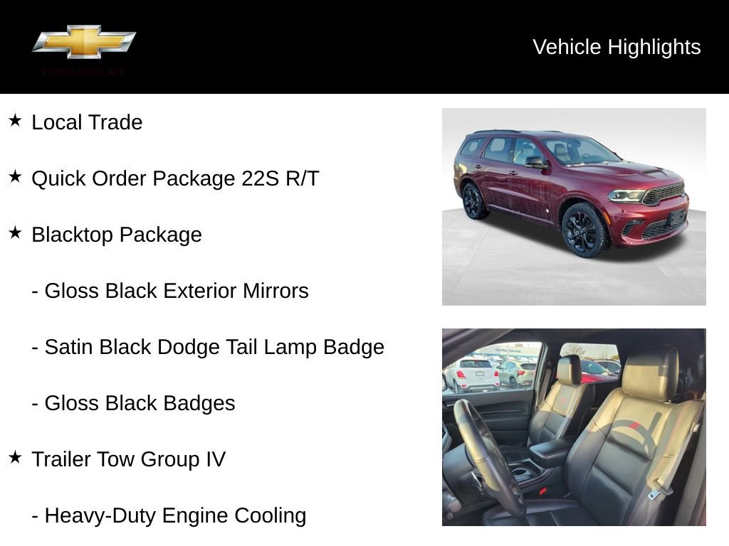 Used 2022 Dodge Durango R/T w/ Trailer Tow Group IV image 19