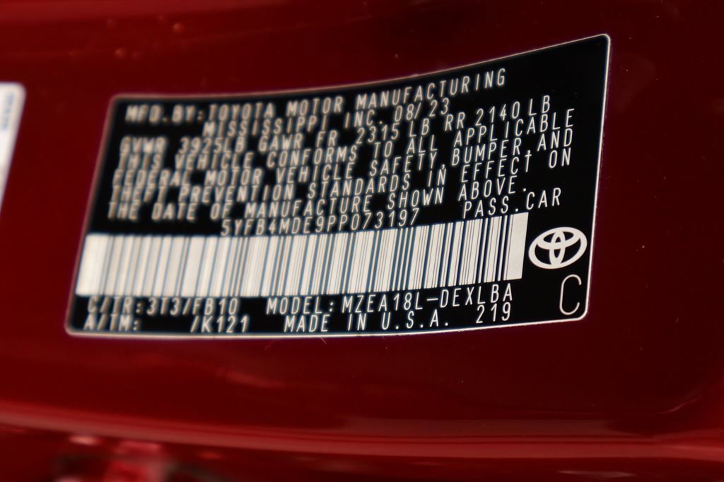Certified 2023 Toyota Corolla LE FWD image 24