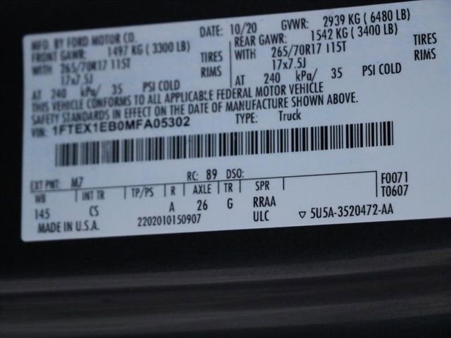 Used 2021 Ford F150 XL w/ Equipment Group 101A High image 31