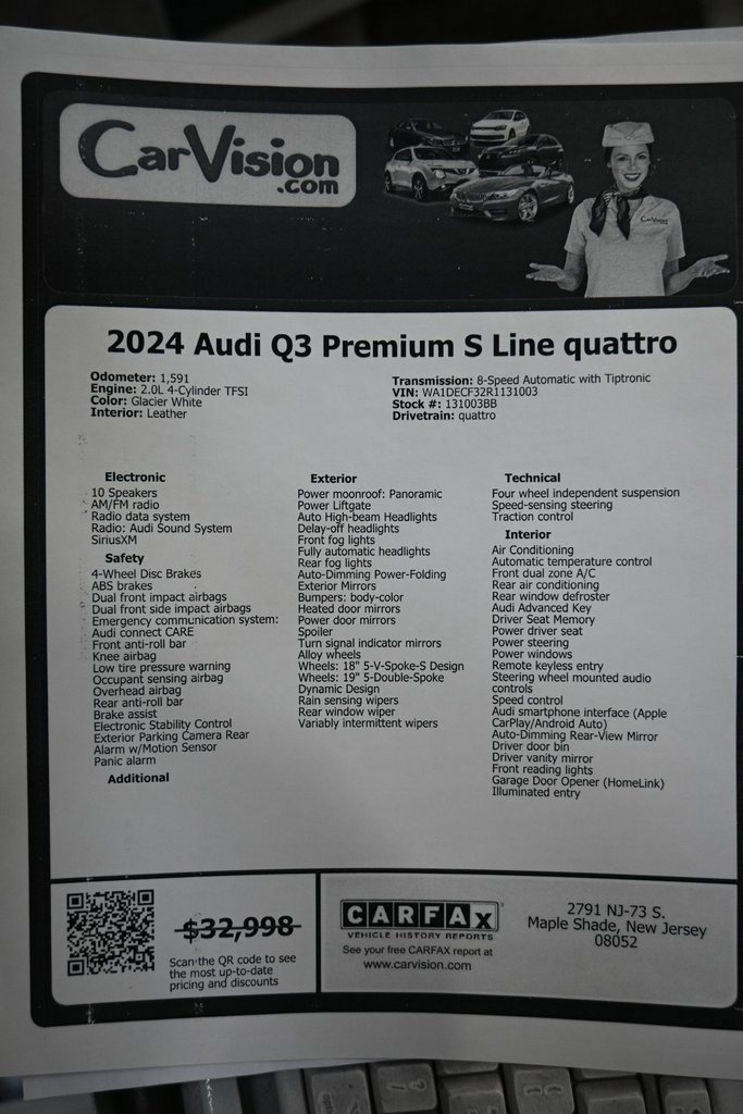 Used 2024 Audi Q3 2.0T Premium w/ Convenience Package image 9