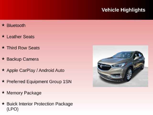 Used 2020 Buick Enclave Premium w/ Surround and Sites Package FWD image 2