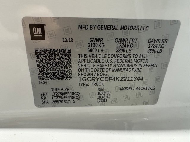 Used 2019 Chevrolet Silverado 1500 Custom Trail Boss image 26