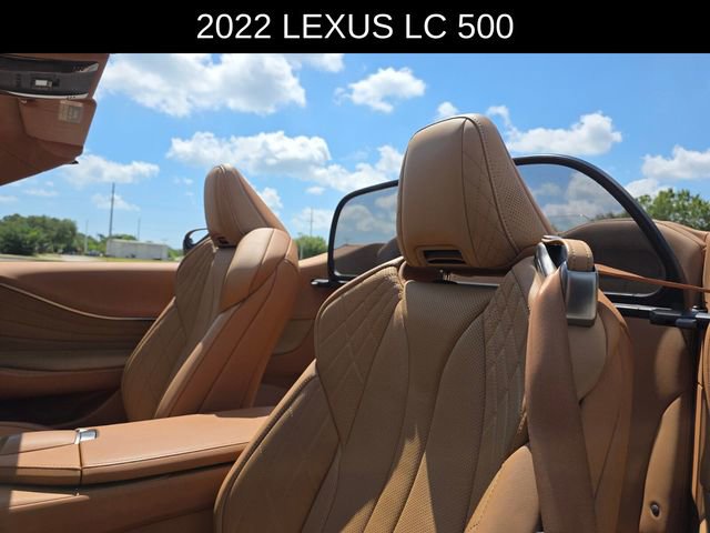 Used 2022 Lexus LC 500 Convertible w/ Touring Package RWD image 19