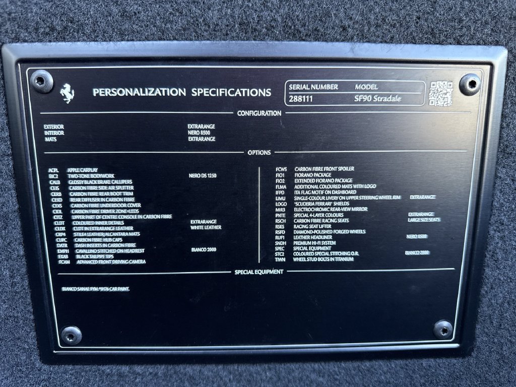 Certified 2022 Ferrari SF90 Stradale AWD/4WD image 26