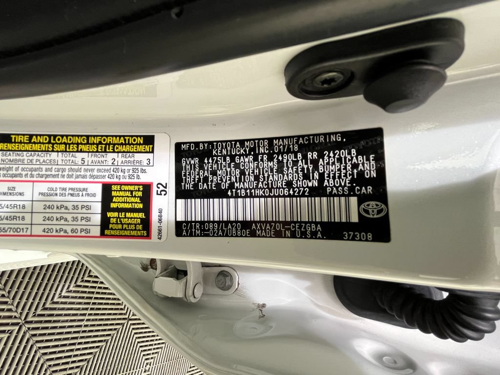 Used 2018 Toyota Camry XLE FWD image 25