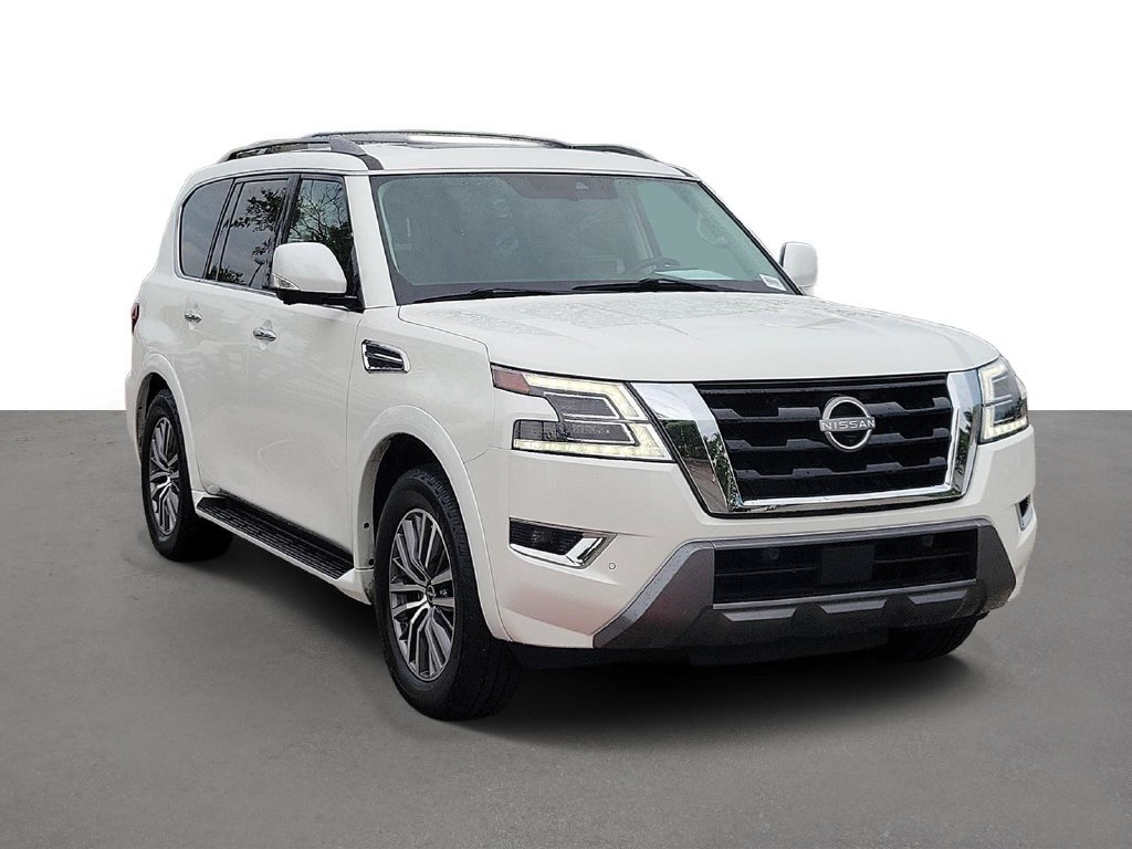 Certified 2023 Nissan Armada SL w/ Captain's Chairs Package RWD image 2