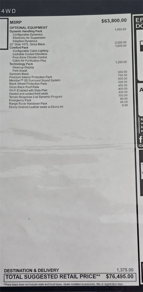 New 2026 Land Rover Range Rover Velar Dynamic SE image 35