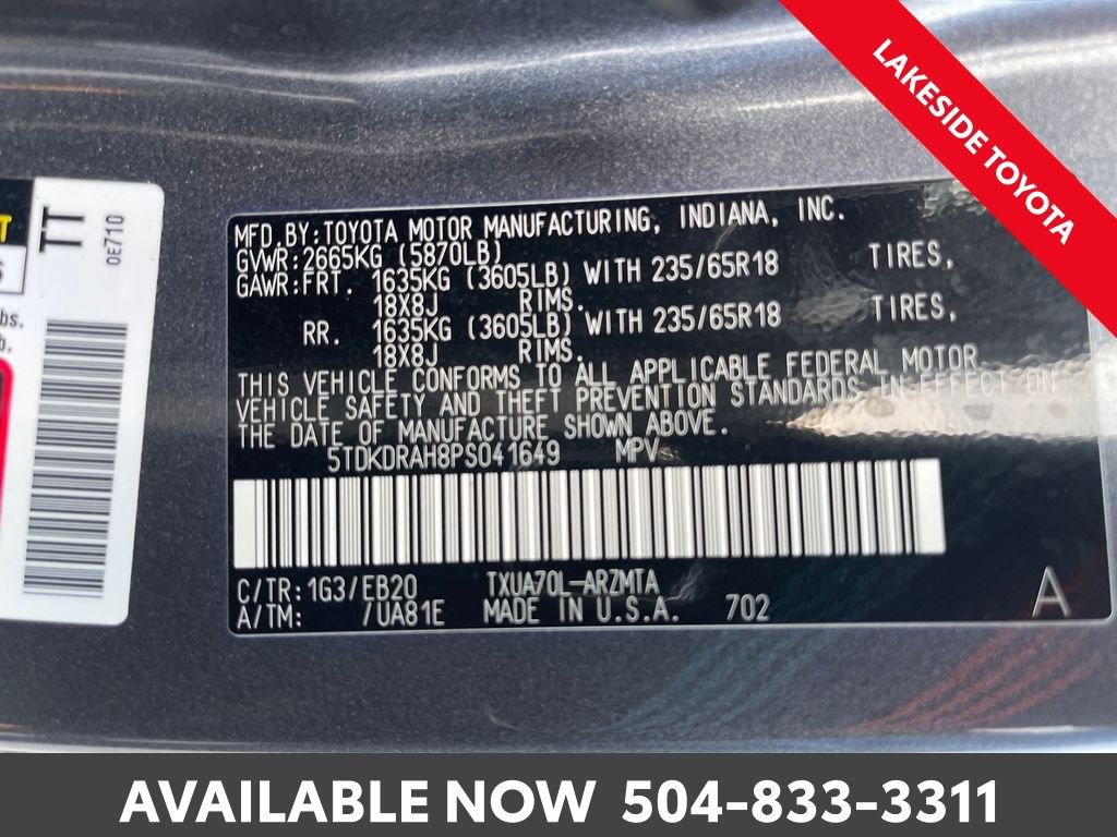 Used 2023 Toyota Highlander XLE image 37