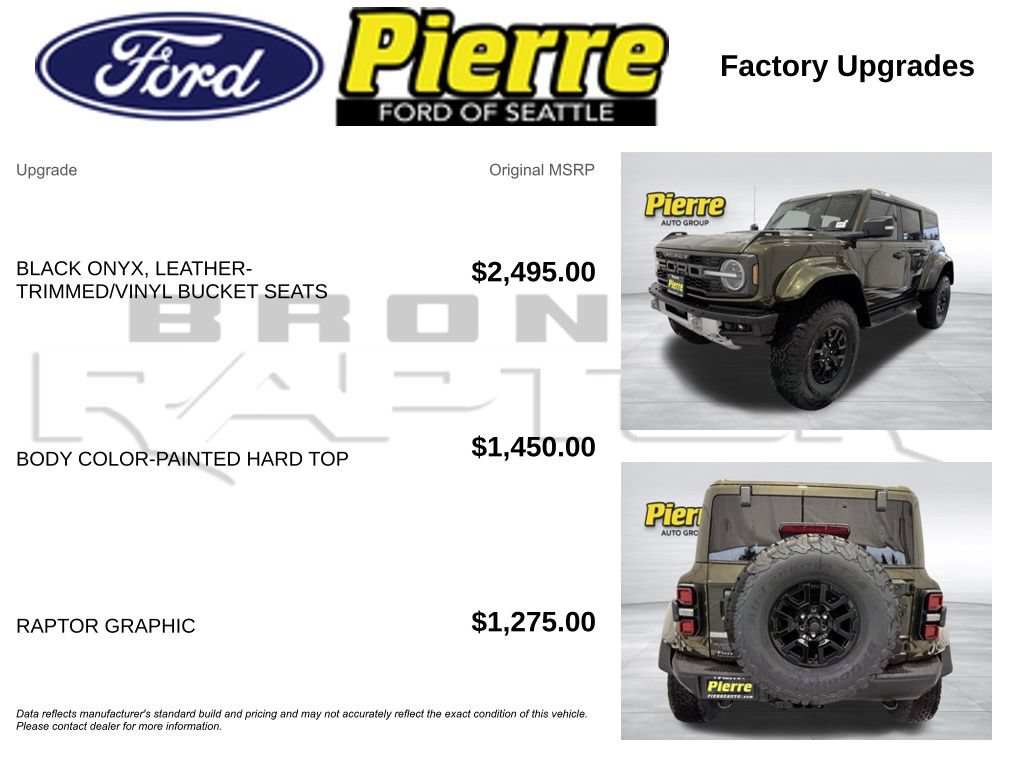 New 2025 Ford Bronco Raptor AWD/4WD image 13