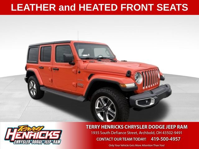Used 2020 Jeep Wrangler Unlimited Sahara w/ Uconnect 4C Nav & Sound Group