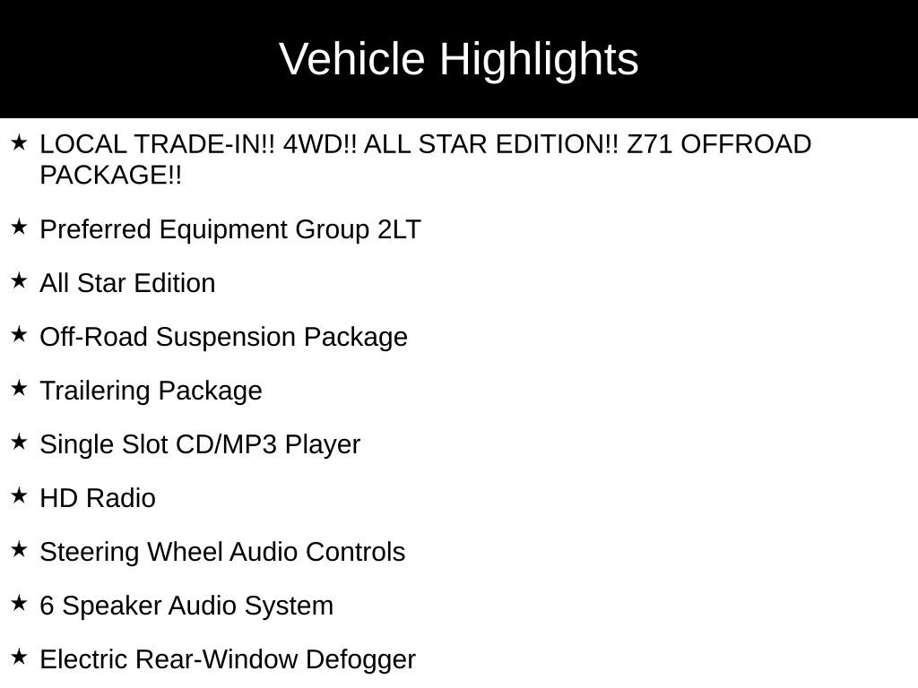 Used 2016 Chevrolet Silverado 1500 LT w/ All Star Edition AWD/4WD image 35
