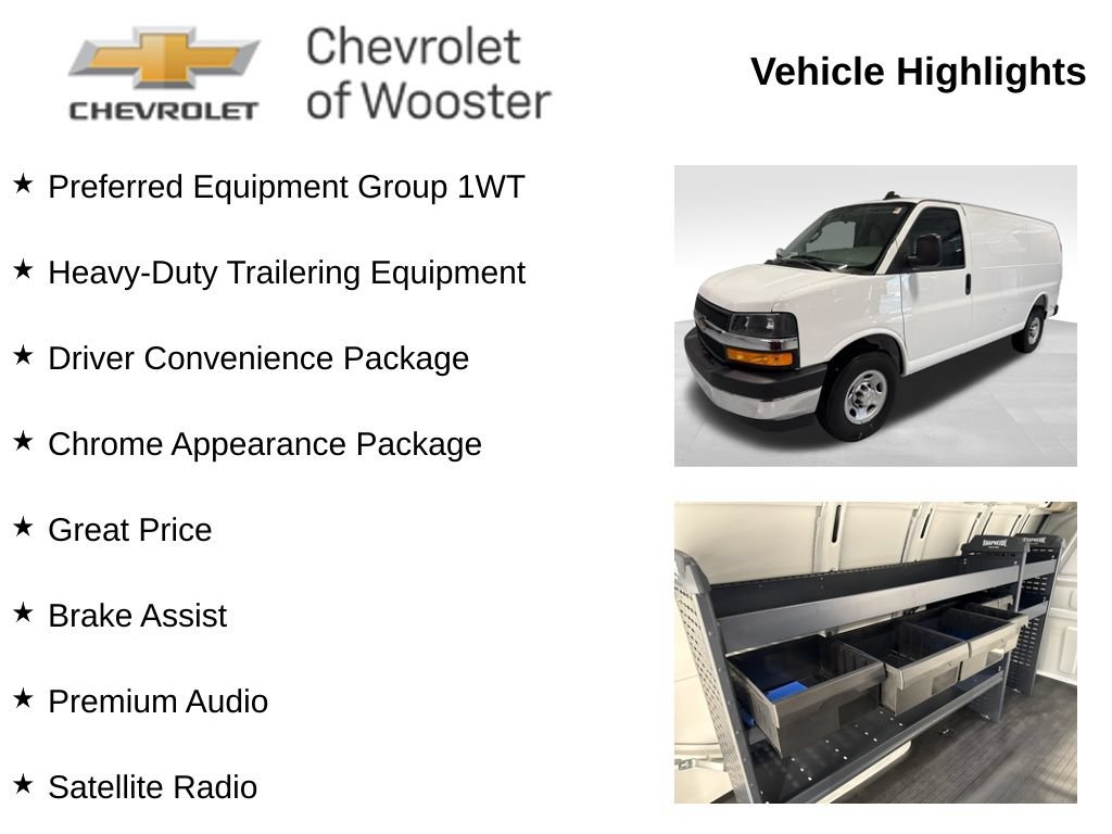 New 2025 Chevrolet Express 2500 w/ Driver Convenience Package RWD image 2