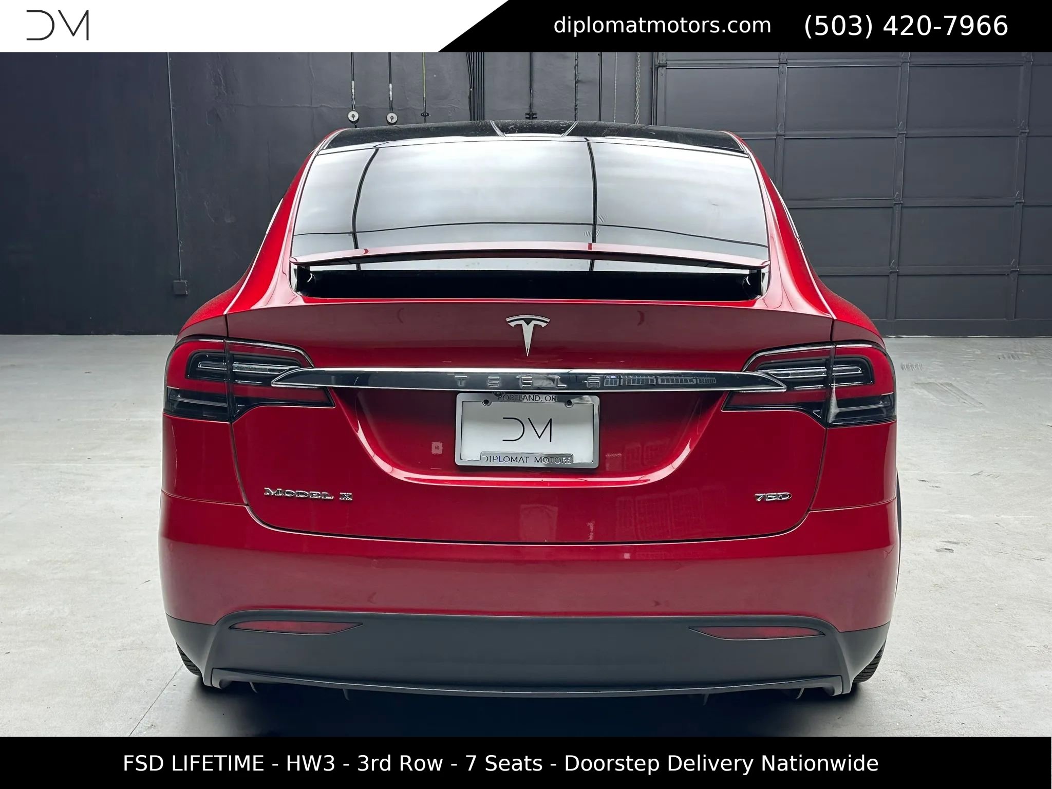 Used 2018 Tesla Model X 75D AWD/4WD image 6
