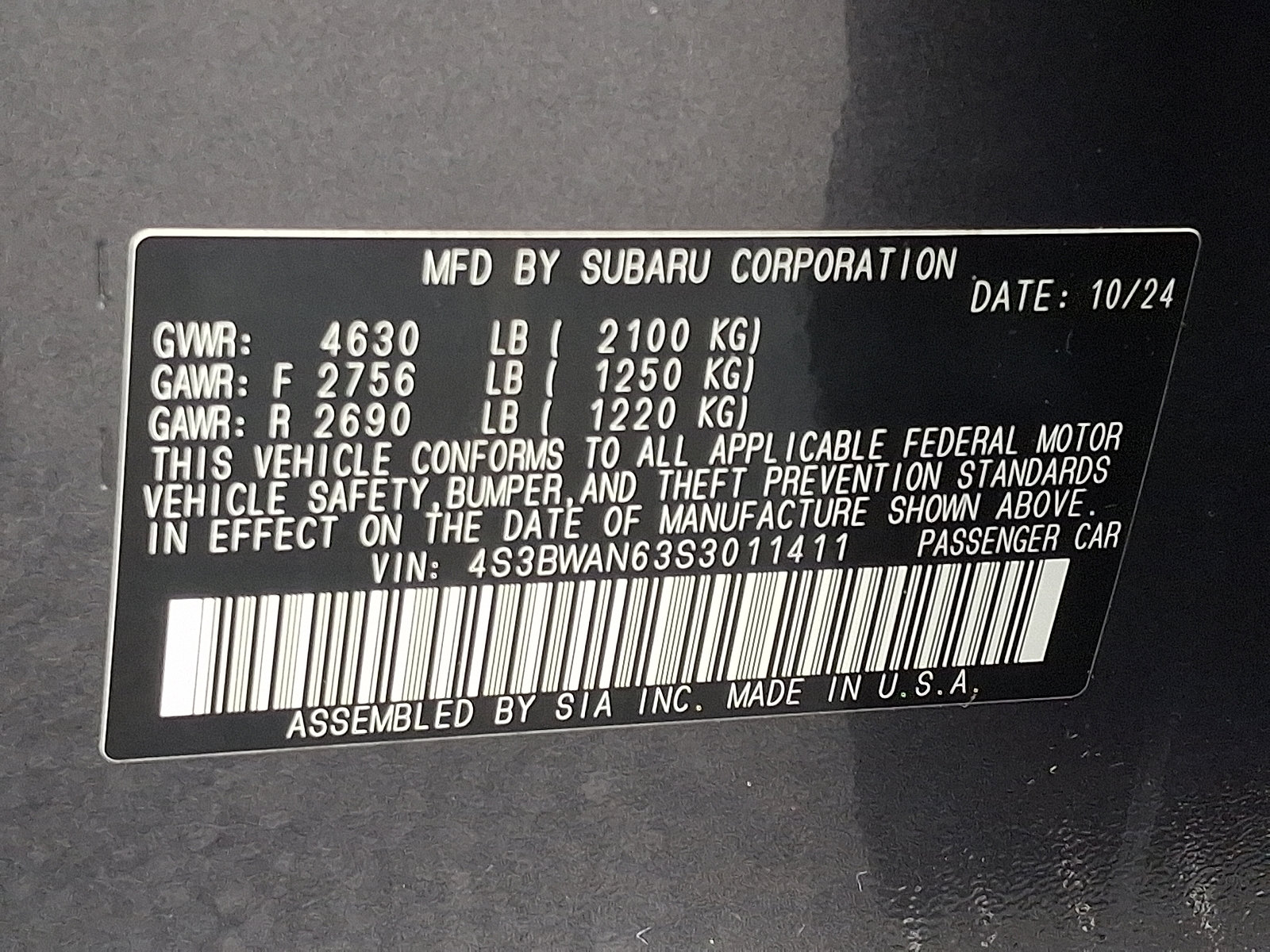 Certified 2025 Subaru Legacy Limited image 31