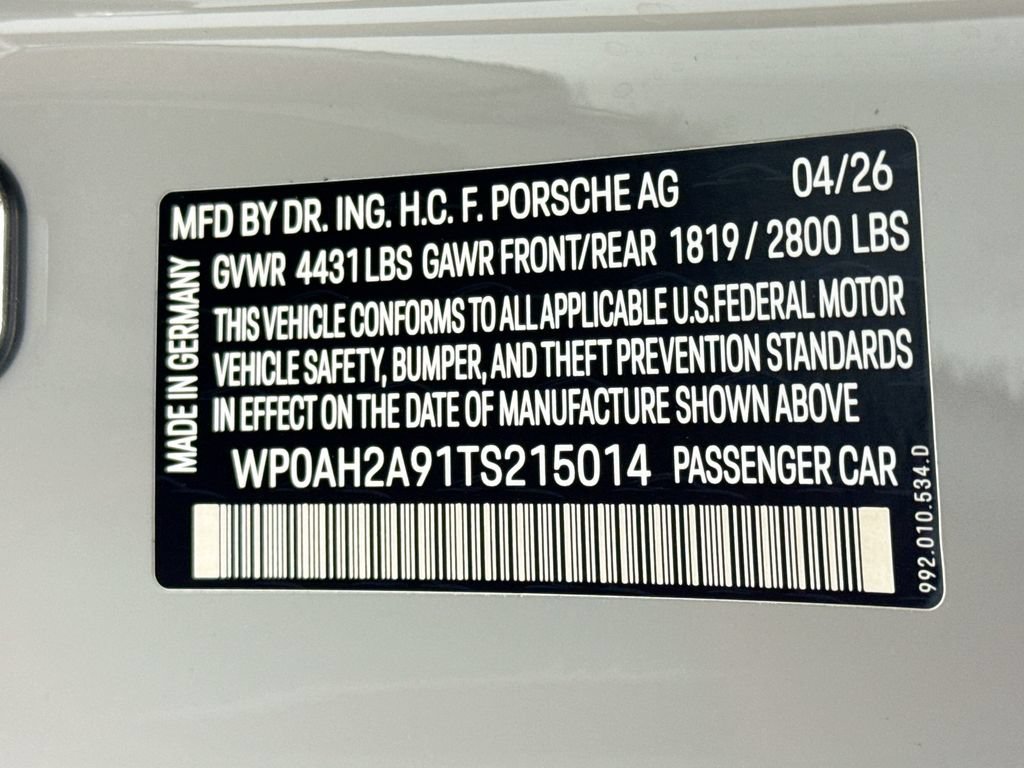 New 2026 Porsche 911 Carrera S RWD image 33